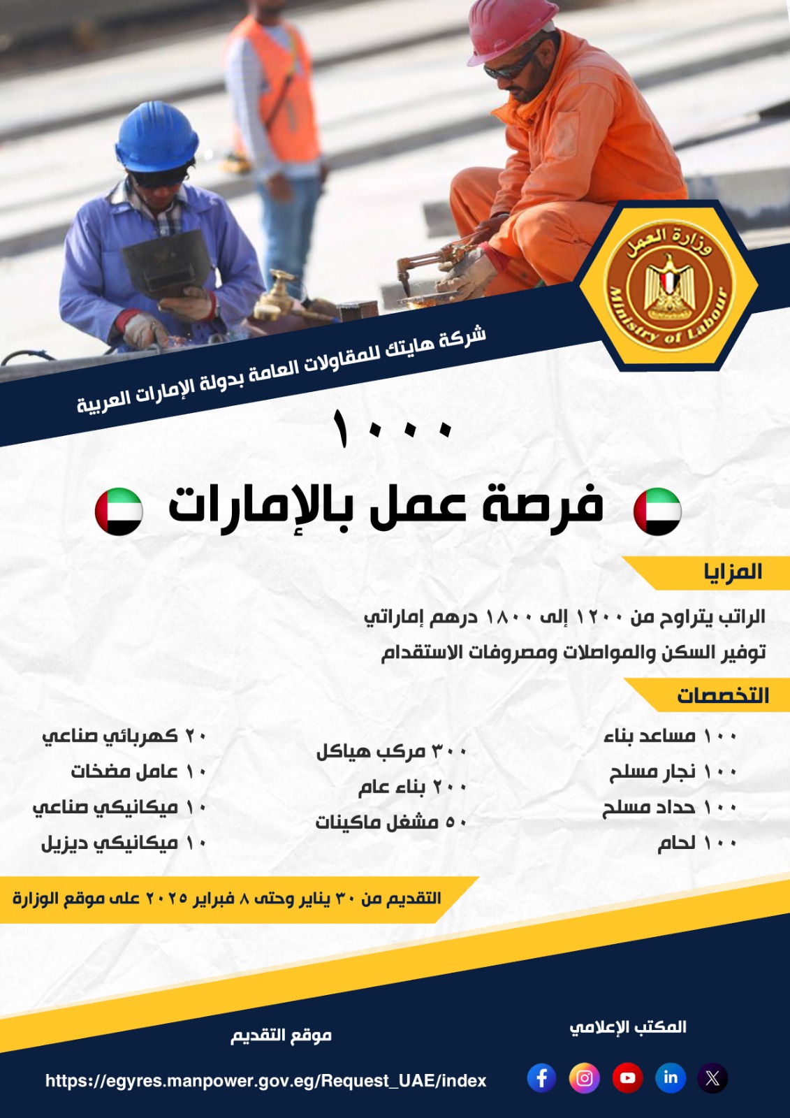 وزير القوى العامله 